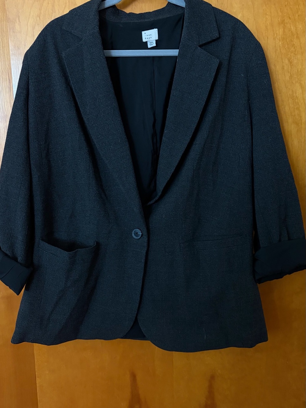 A New Day Boxy Black Women's Blazer Jacket